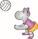 Hanna Hippo pallokoulussa